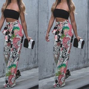 Printed pants